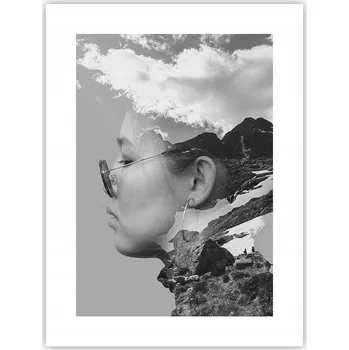 Obraz Obraz plakát do obýváku ložnice 30x40 abstrakce plakáty na zeď bez rámu