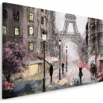 Obraz Nástěnný obraz Pařížská ulička FRANCIE Dekorace 70x50