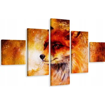 Obraz Vícedílný obraz LILIJE na pozadí hvězd 3D 200x120 cm