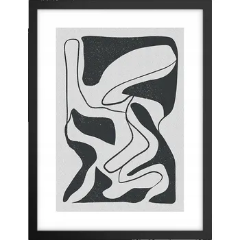 Obraz Obraz plakát v černém rámu do obýváku 30x40 boho foto plakáty na zeď