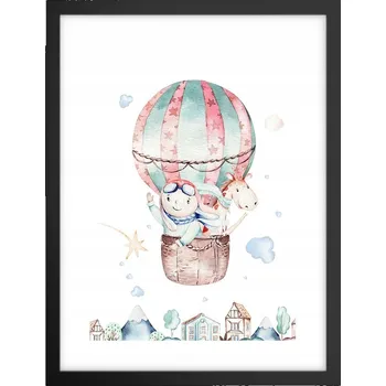 Obraz Obraz plakát v černém rámu do obýváku 30x40, foto plakáty na zeď