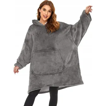 deka Fleecová deka Perfectlife 78 cm x 88 cm šedá