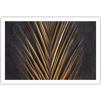 Obraz Obraz plakát do obýváku, ložnice 91x61 cm – list palmy, foto na zeď (bez rámu)