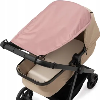 Kočárek Slunečník na kočárek Jukki 45 cm růžový