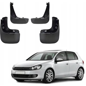 autokoberec Zástěrky proti blátu Volkswagen Golf 6 2008-2012 Hatchback přední + zadní 4 ks