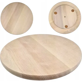 Otočná dřevěná deska na servírování sýrů a chuťovek podnos 25 cm