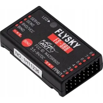 FlySky Přijímač FS-SR8 ANT 2.4GHz 8 Kanálů