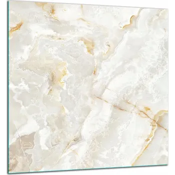 Obraz SKLENĚNÁ OCHRANNÁ DESKA PANEL S LEPIDLEM 60x65 MARMOR Tvrzené Sklo Kuchyně 7v1
