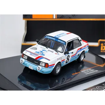 autíčko Škoda 130 L, No.8, Rallye Bohemia, L.Krecek/B.Motl, 1988 IXO 1:43