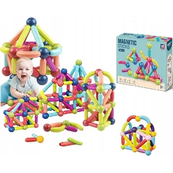 ostatní stavebnice Super Magnetic - Velké magnetické stavebnice 36 dílků 3+