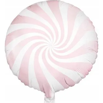 Balónek Fóliový balónek Party Deco lízátko 35 cm světle růžový