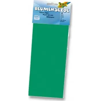 Barevný papír Papír hedvábný zelený tmavý 20g/m2