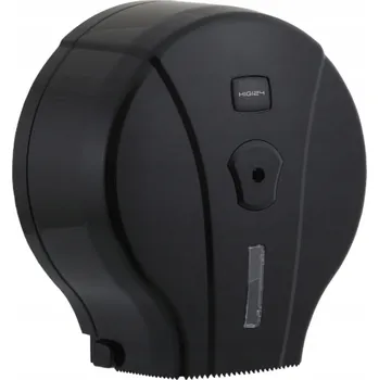 Zásobník na toaletní papír HIGI24 CleanPro černý s uzávěrem