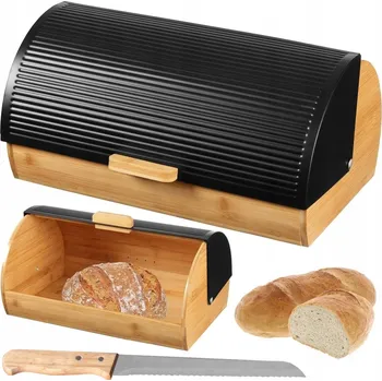 chlebník Chlebník jednodílný Brunbeste černý kovový