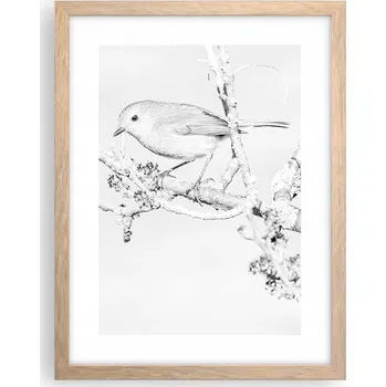 Obraz Obraz plakát v rámu světlý dub do obýváku 30x40 světlé foto plakáty na zeď