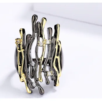 Prsten B-TOP Dámský geometrický prsten Creative Velikost prstenu: 51,9mm