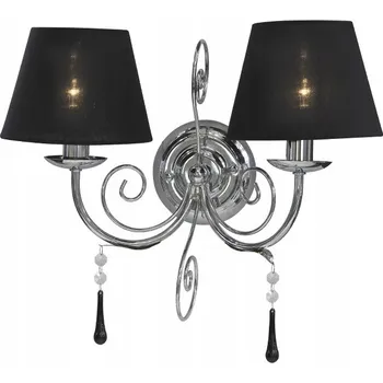 Nástěnné svítidlo Nástěnné svítidlo Soul, černé, chrom