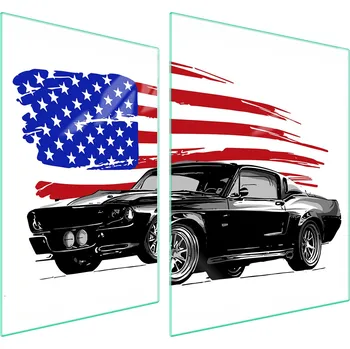 Obraz Krájecí deska TMK ArtDeko sklo 2 ks