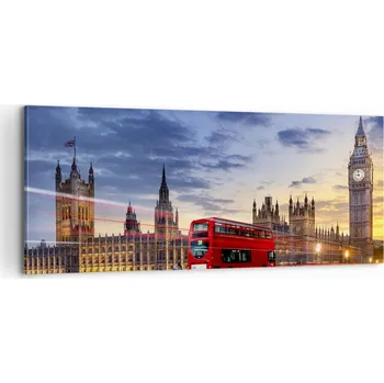 Obraz Foto obraz na plátně canvas 100x40 město obývací pokoj ložnice na zeď velký