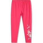 DÍVČÍ LEGÍNY S KYTIČKOU BL2388 VELIKOSTI 116-146 Velikost: 116, Barva: Růžová