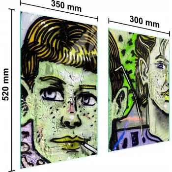 Kuchyňské prkénko Krájecí deska TMK ArtDeko sklo 2 ks