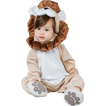 Karnevalový kostým Dětský Kostým Lvíčka (overal, kapuce, boty), vel 92/104 cm