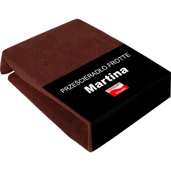 Prostěradlo Prostěradlo 220x200 s Gumou Froté SILNÉ Tlusté Velký Rozměr HNĚDÉ