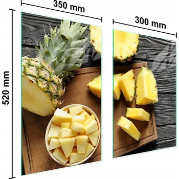 Kuchyňské prkénko Krájecí deska TMK ArtDeko sklo 2 ks