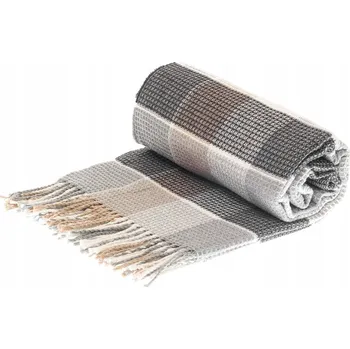 Prostěradlo Deka Rena Home bavlna 130 cm x 190 cm šedá