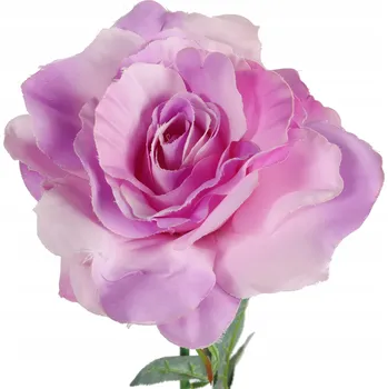 umělá květina Rozvinutá růže fialové barvy 70 cm UMĚLÉ KVĚTY DEKORACE DEKORACE