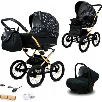 Kočárek Dětský kočárek 3v1 BabyLux Margaret