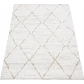 Koberec KOBEREC MĚKKÝ DO OBÝVÁKU LOŽNICE MODERNÍ KOBERCE SHAGGY TLUSTÝ 3D BOHO 60X100