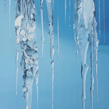 Plakát Plakát Křišťálové rampouchy bez rámu 100 x 100 cm