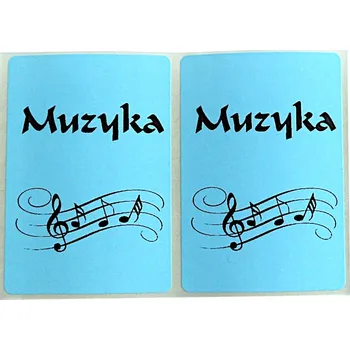 Samolepící etiketa Modré etikety s potiskem 58x40 mm, samolepky