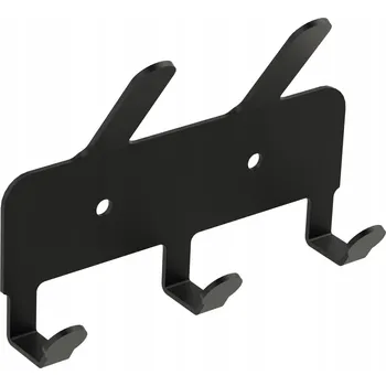 Věšák Nástěnný věšák na oblečení VOX KWINTET LOFT černý 15032