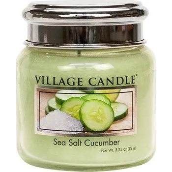 Svíčka Sójová vonná svíčka Sea Salt Cucumber Village Candle 1 ks