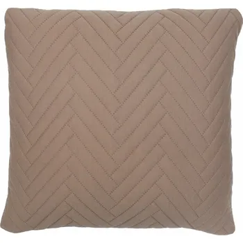 Povlak na dekorativní polštářek Povlak na polštář dekorační JASIEK tmavě béžový 40x40