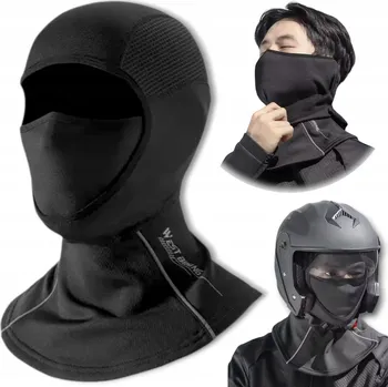 Kukla TERMOAKTIVNÍ MOTO KUKLA ZATEPLENÁ ZIMNÍ POD PŘILBU 3v1