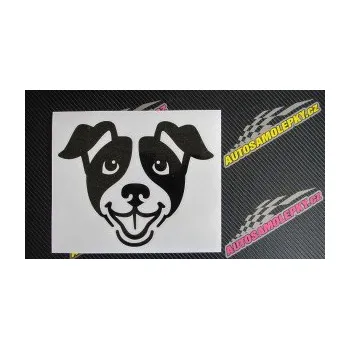 Polep vozidla SAMOLEPKA Pes 065 (10 - červená) NA AUTO, NÁLEPKA, FÓLIE, POLEP, TUNING, VLASTNÍ TEXT, TISK, AUTOSAMOLEPKY.cz, POLEPY, OBRÁZEK, LOGO, SAMOLEPKY