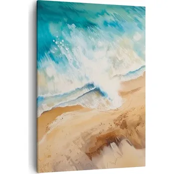 Obraz Obraz na plátně do obýváku, ložnice 50x70 mořské pobřeží obrazy na zeď