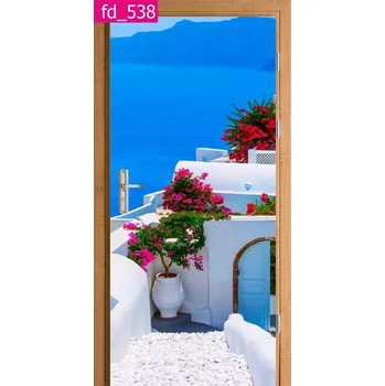 Fototapeta Samolepicí dýha na dveře SANTORINI ŘECKO