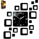 Nástěnné hodiny ModernClock černé 60 cm