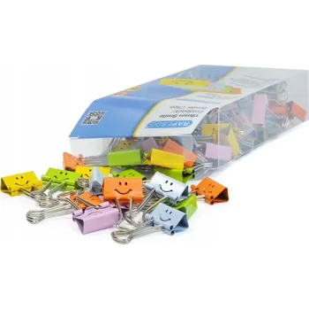 Rapesco klipy na dokumenty SMILE mix 10 Ks 19 mm