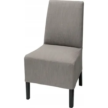 IKEA BERGMUND Židle černá, potah Nolhaga béžová