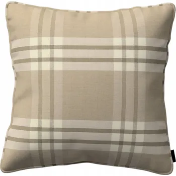 Polštář Povlak na polštář 45x45 kostkovaný béžový