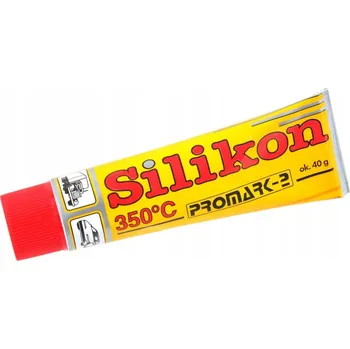 stavební silikon Vysokoteplotní silikon Promark 40 g červený (červený)