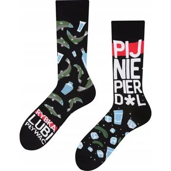 Pánské ponožky Ponožky Todo Socks Rybka lubi pływać Sleď 39-42