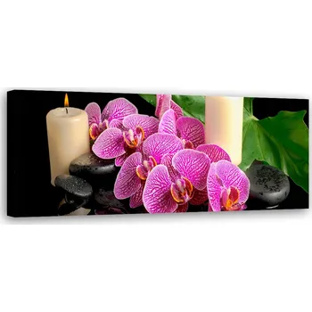 Obraz OBRAZ Orchidej Orchidej NA PLÁTNĚ 90x30