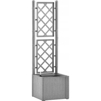 Květináč Květináč Stefanplast šedý plast 1 cm x 46 x 23 cm