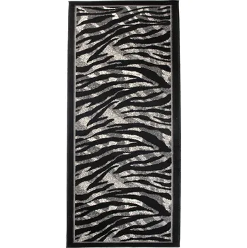 Koberec KOBEREC BĚHOUN BCF 80x250 BAREVNÝ PLYŠOVÝ 6601bl